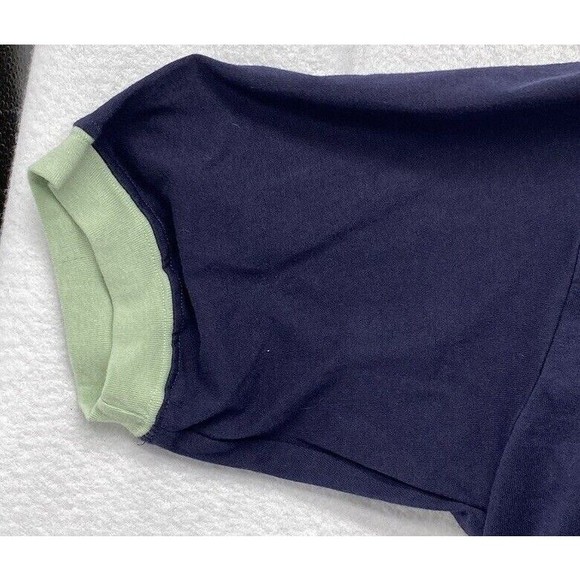 Bear Surfboards Logo T-Shirt Dark Blue Surf Shirt Retro V Neck Vintage Large - Picture 4 of 7